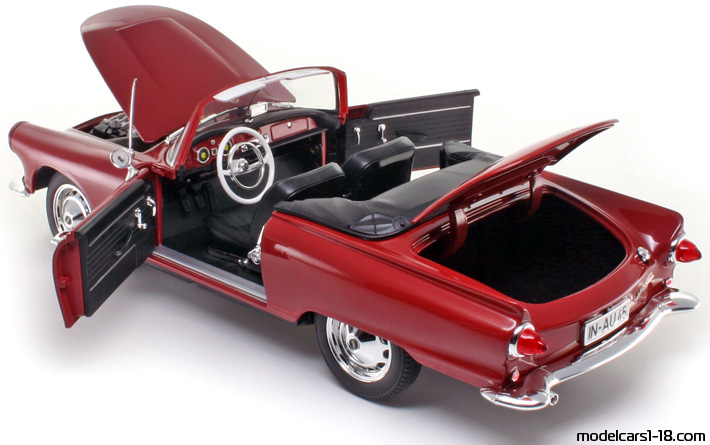 1962 - DKW 1000SP Ricko 1/18 (Rot) Zu öffnende Teile