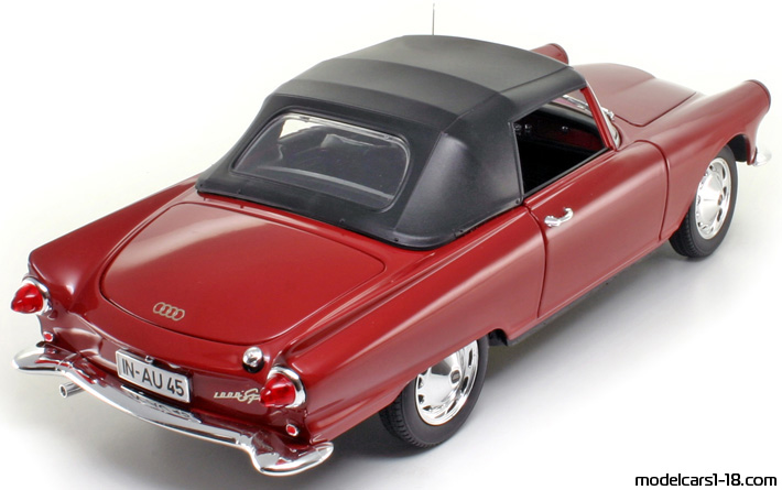 1962 - DKW 1000SP Ricko 1/18 (Rot) Hinten rechte seite