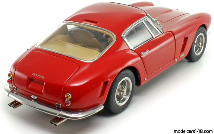 1961 - Ferrari 250 GT Berlinetta SWB CMC 1/18 (Rot) Hinten rechte seite