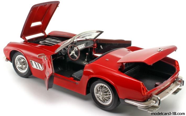 1958 - Ferrari 250 GT California Polistil 1/16 (Rot) Zu öffnende Teile
