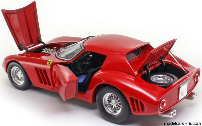 1964 - Ferrari 250 GTO Jouef Evolution 1/18 (Rot) Zu öffnende Teile