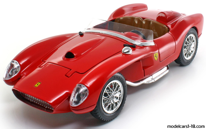 1957 - Ferrari 250 Testa Rossa Bburago 1/18 (Rot) Vorne linke Seite