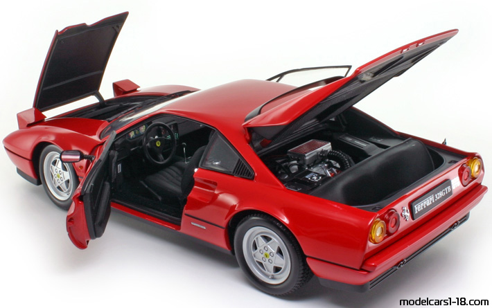 1988 - Ferrari 328 GTB Kyosho 1/18 (Rot) Zu öffnende Teile