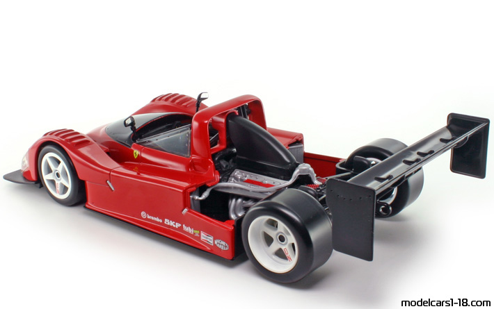 1993 - Ferrari 333 SP Hot Wheels 1/18 (Rot) Zu öffnende Teile