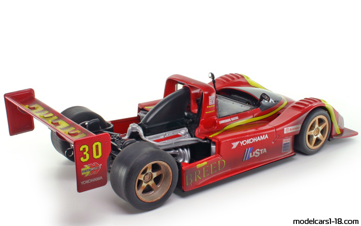 1993 - Ferrari 333 SP Hot Wheels 1/18 (Rot / Gelb) Zu öffnende Teile