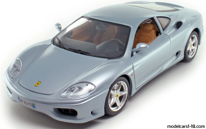 1999 - Ferrari 360 Modena Bburago 1/18 (Yellow) Vorne linke Seite