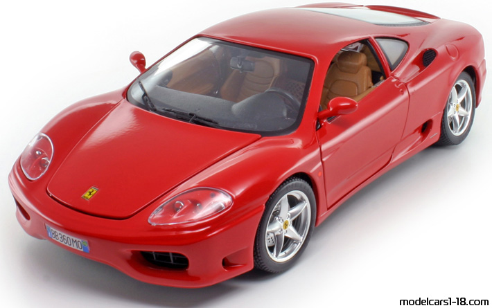 1999 - Ferrari 360 Modena Bburago 1/18 (Rot) Vorne linke Seite
