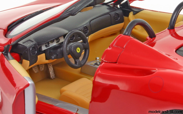 2000 - Ferrari 360 Spider Hot Wheels 1/18 (Red) Innenraum Armaturenbrett