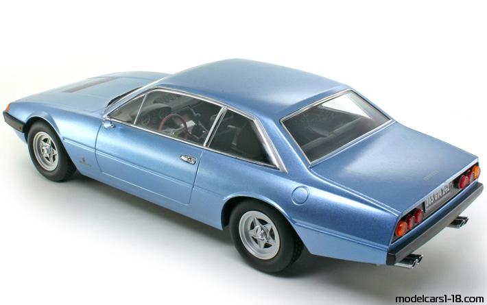 1972 - Ferrari 365 GT4 KK-Scale 1/18 (Blau) Zu öffnende Teile
