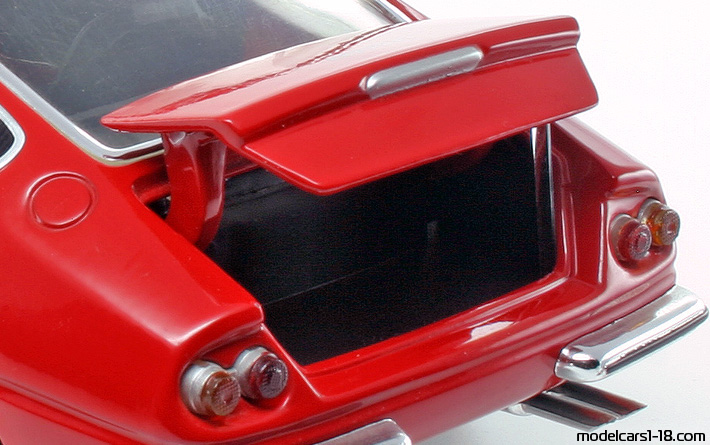 1968 - Ferrari 365 GTB/4 Daytona Hot Wheels 1/18 (Rot) Kofferraum / Klappbare Scheinwerfer