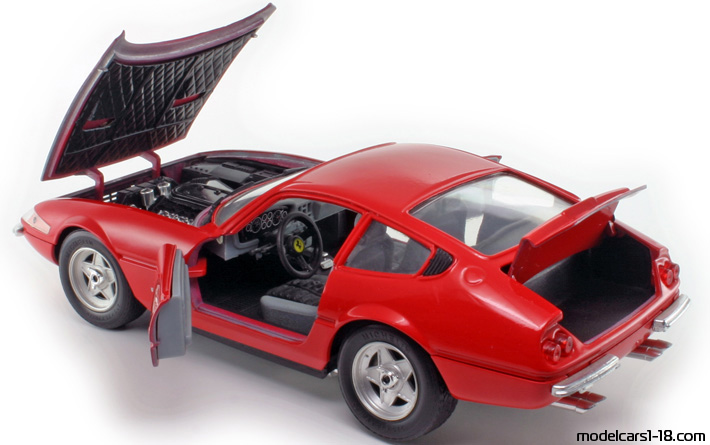 1969 - Ferrari 365 GTB/4 Daytona Techno Giodi 1/18 (Rot) Zu öffnende Teile