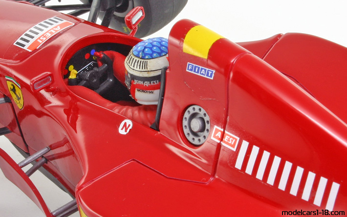 1995 - Ferrari 412 T2 Onyx 1/18 (Rot / Schwarz) Innenraum Armaturenbrett