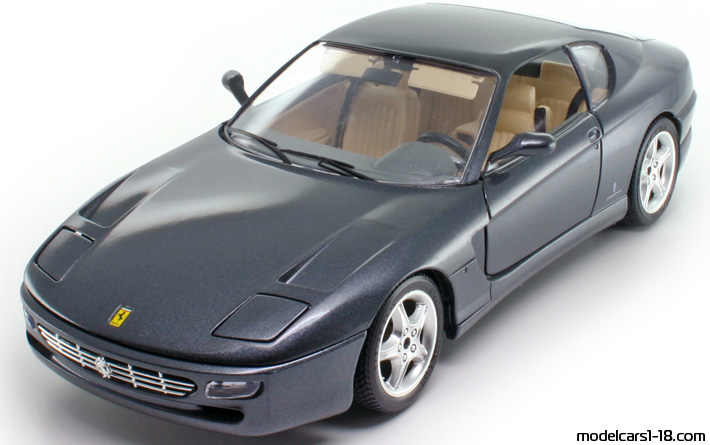1992 - Ferrari 456 GT Bburago 1/18 (Red) Vorne linke Seite
