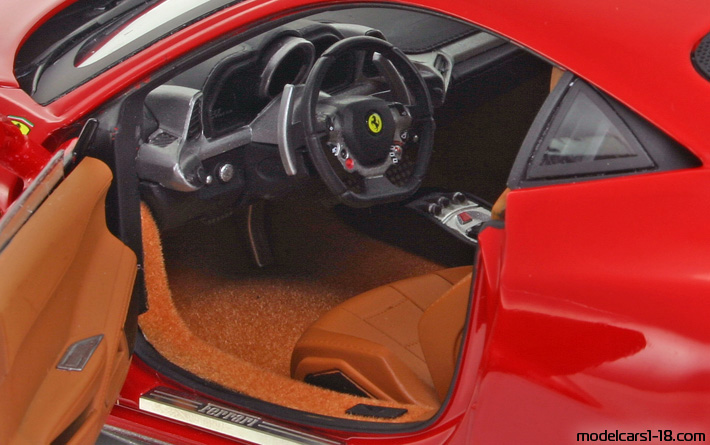 2010 - Ferrari 458 Italia Elite 1/18 (Rot) Innenraum Armaturenbrett