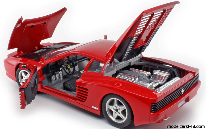 1991 - Ferrari 512 TR Mira 1/18 (Rot) Zu öffnende Teile