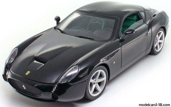 2006 - Ferrari 575 GTZ Zagato Elite 1/18 (Schwarz) Vorne linke Seite