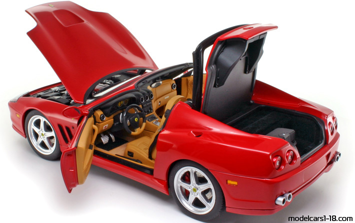 2006 - Ferrari 575 Superamerica Elite 1/18 (Rot) Zu öffnende Teile