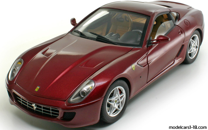 2006 - Ferrari 599 GTB Fiorano Elite 1/18 (Rot) Vorne linke Seite
