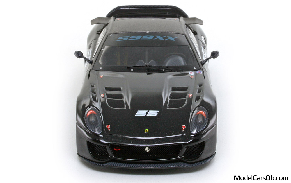 2009 - Ferrari 599XX Elite 1/43 (Schwarz / Grau) Front