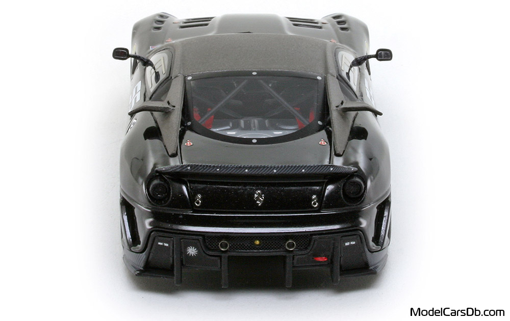 2009 - Ferrari 599XX Elite 1/43 (Schwarz / Grau) Heck