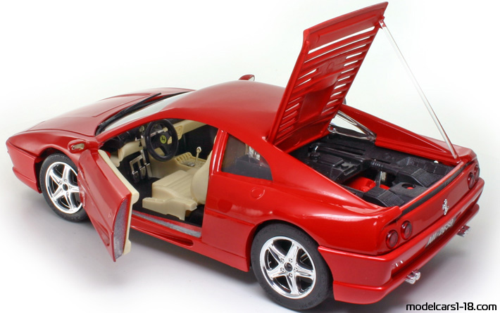1994 - Ferrari F355 Majorette 1/18 (Rot) Zu öffnende Teile