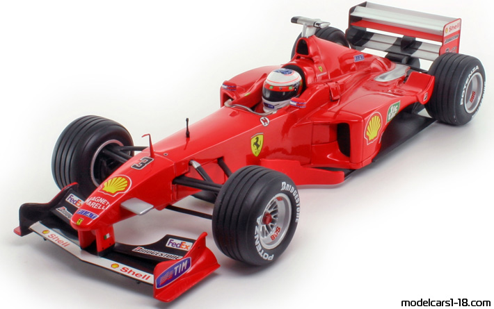 1999 - Ferrari F399 Hot Wheels 1/18 (Rot) Vorne linke Seite