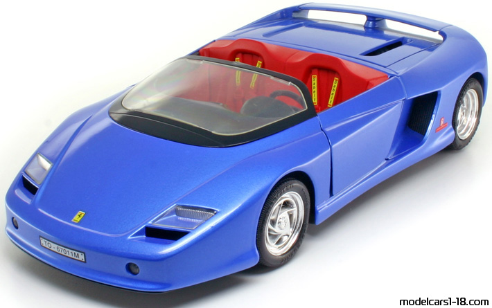 1989 - Ferrari Mythos Concept Guiloy 1/18 (Blau) Vorne linke Seite