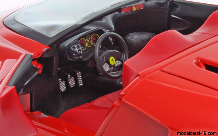 1989 - Ferrari Mythos Concept Guiloy 1/18 (Rot) Innenraum Armaturenbrett