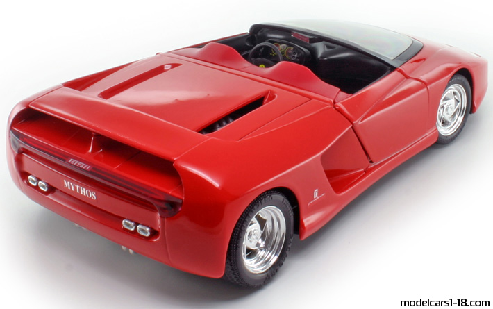 1989 - Ferrari Mythos Concept Guiloy 1/18 (Rot) Hinten rechte seite