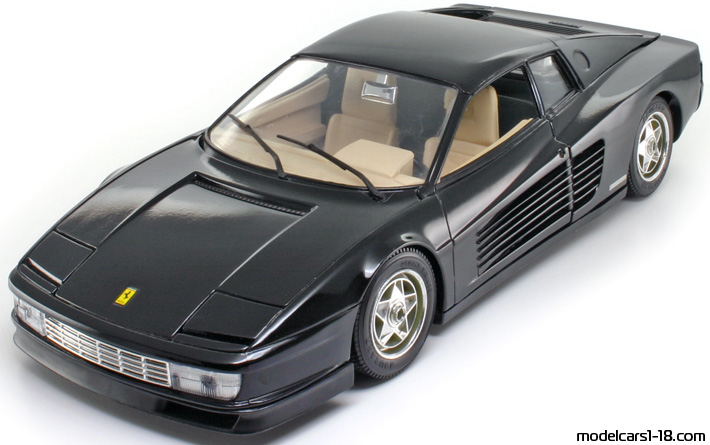 1984 - Ferrari Testarossa Bburago 1/18 (Yellow) Vorne linke Seite