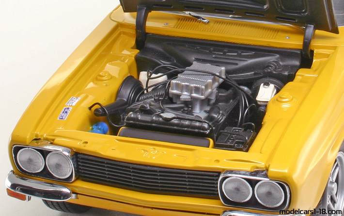 1971 - Ford Capri RS2600 Minichamps 1/18 (Gelb / Schwarz) Motor