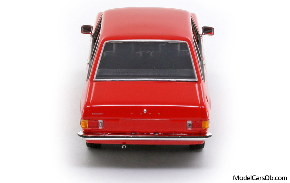 1975 - Ford Escort Minichamps 1/43 (Rot) Heck