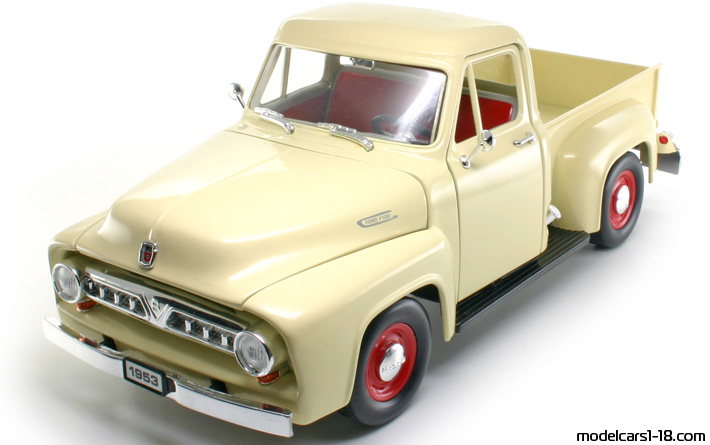 1953 - Ford F-100 Road Legends 1/18 (White) Vorne linke Seite