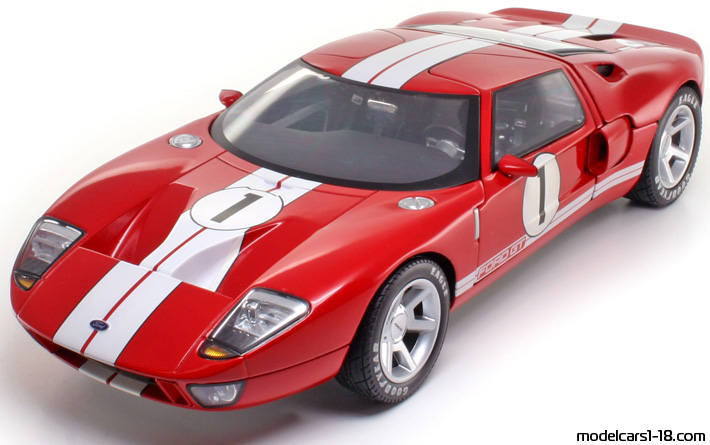 2003 - Ford GT Concept Beanstalk 1/18 (Blue / Rot) Vorne linke Seite