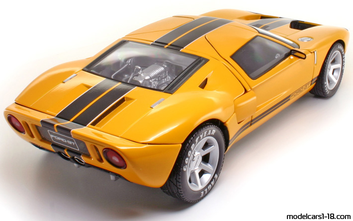 2003 - Ford GT Concept Beanstalk 1/18 (Gelb / Schwarz) Hinten rechte seite