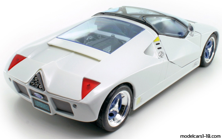 1995 - Ford GT90 Concept Maisto 1/18 (Weiß) Hinten rechte seite