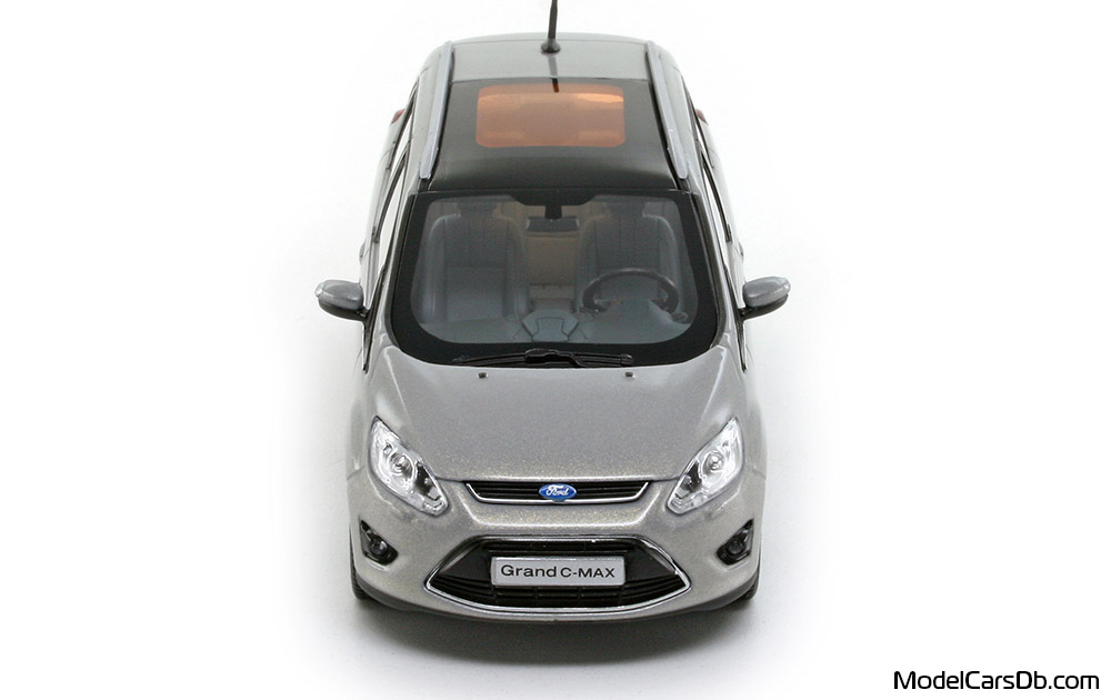2010 - Ford Grand C-Max Minichamps 1/43 (Silber) Front