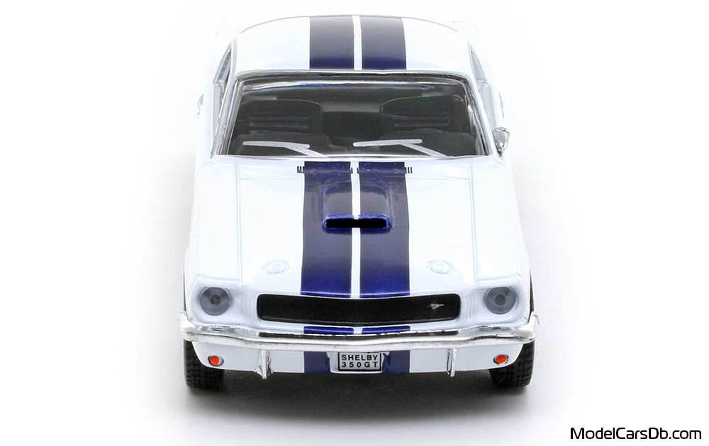 1965 - Ford Mustang Shelby GT350 DeAgostini 1/43 (Weiß / Blau) Front