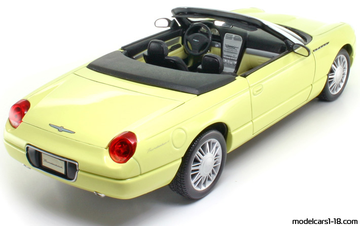 2002 - Ford Thunderbird Maisto 1/18 (Gelb) Hinten rechte seite