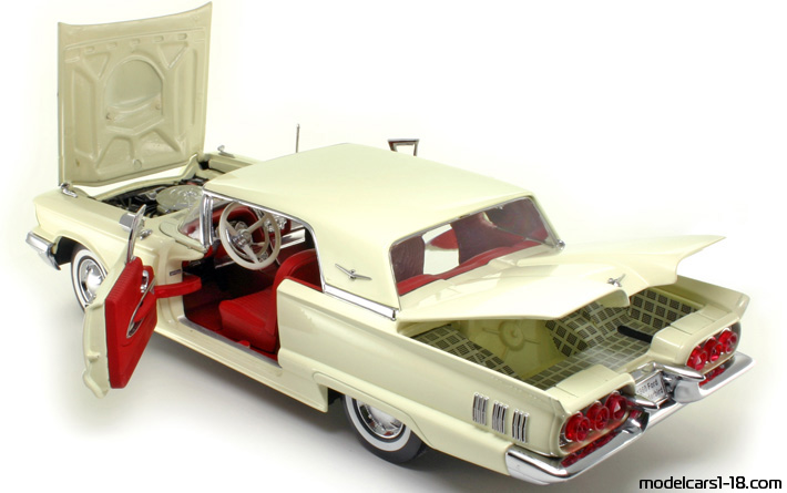 1960 - Ford Thunderbird Sun Star 1/18 (Weiß) Zu öffnende Teile