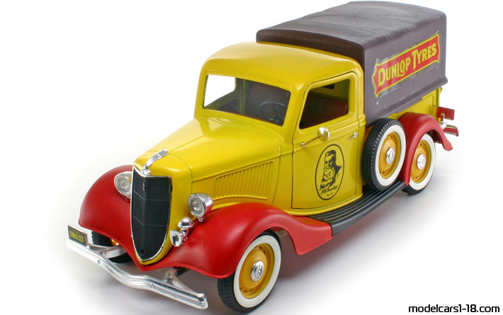 1936 - Ford V8 Solido 1/19 (Yellow / Rot) Vorne linke Seite