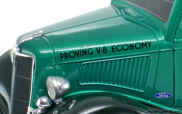 1936 - Ford V8 Solido 1/19 (Grün / Schwarz) Motor
