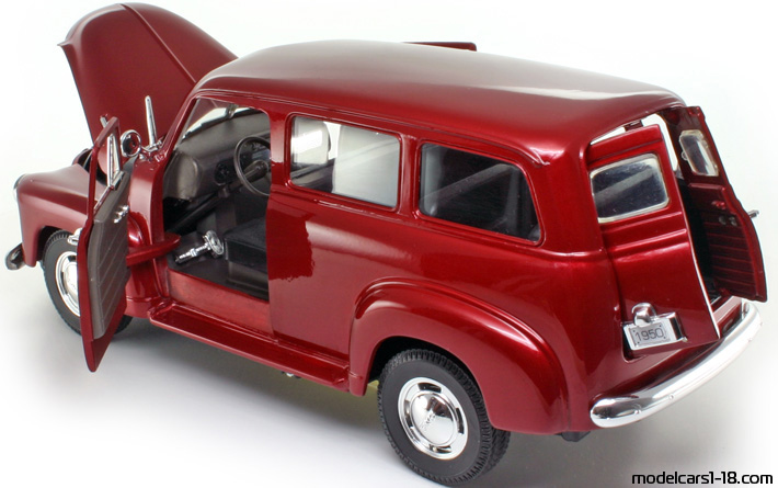 1950 - GMC Carryall Suburban Mira 1/18 (Braun) Zu öffnende Teile