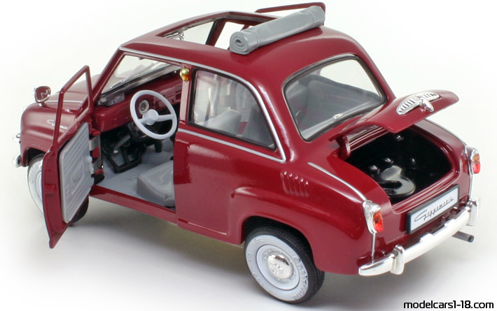 1955 - Goggomobil T250 Revell 1/18 (Rot) Zu öffnende Teile
