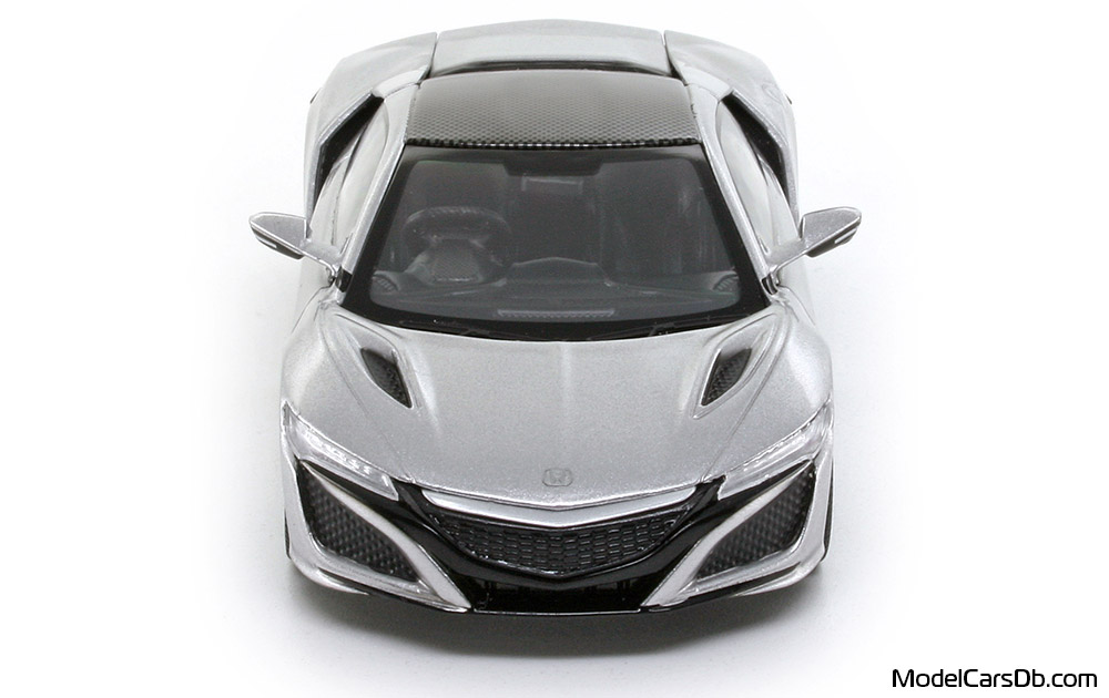 2017 - Honda NSX (NC1) TSM-Model 1/43 (Silber) Front