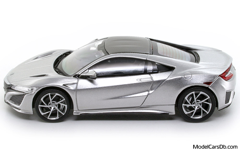 2017 - Honda NSX (NC1) TSM-Model 1/43 (Silber) Seite