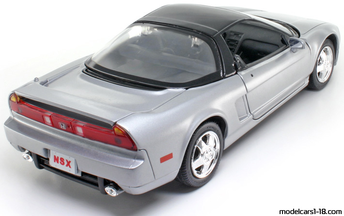 1990 - Honda NSX Revell 1/18 (Silber / Schwarz) Hinten rechte seite