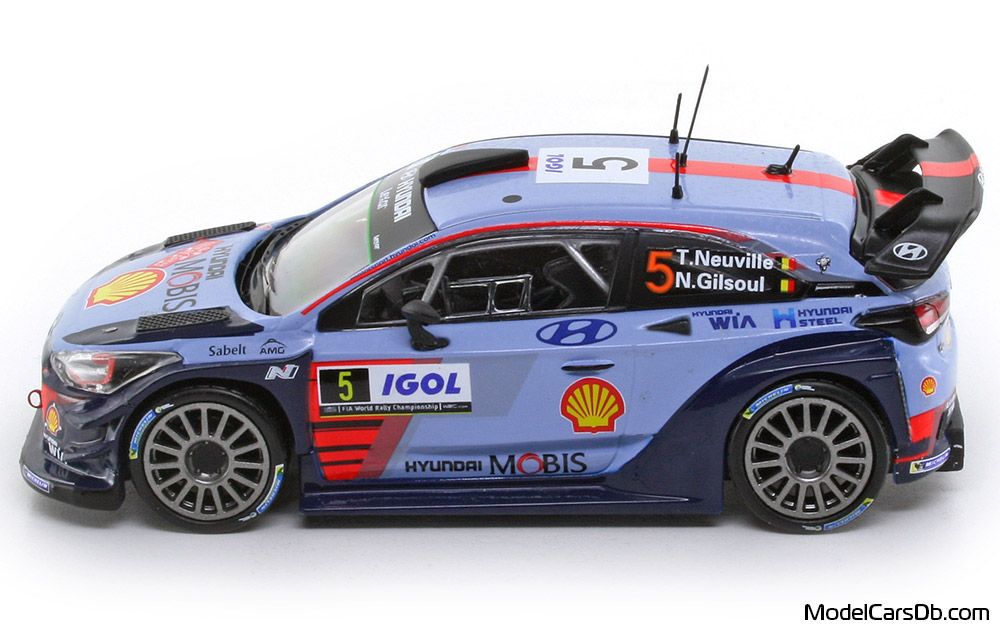 2017 - Hyundai i20 WRC IXO 1/43 (Blue / Blau) Seite