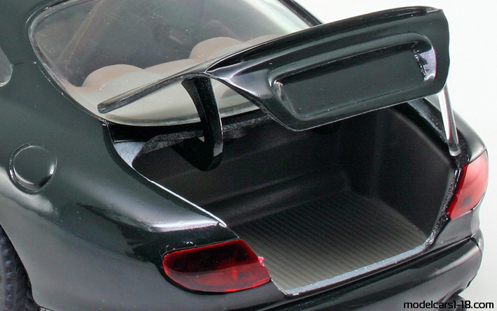 2000 - Jaguar XKR Solido 1/18 (Braun) Kofferraum / Klappbare Scheinwerfer