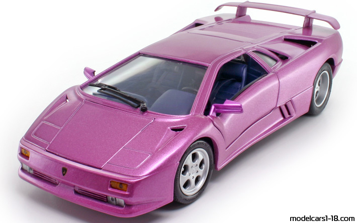 1995 - Lamborghini Diablo SE30 Maisto 1/18 (Lila) Vorne linke Seite